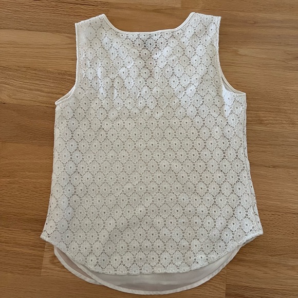 Petite XXS Ann Taylor Lace Top - Picture 4 of 4
